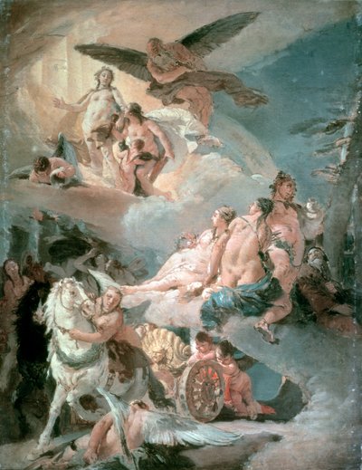 Phaethon und Apollo von Giovanni Battista Tiepolo